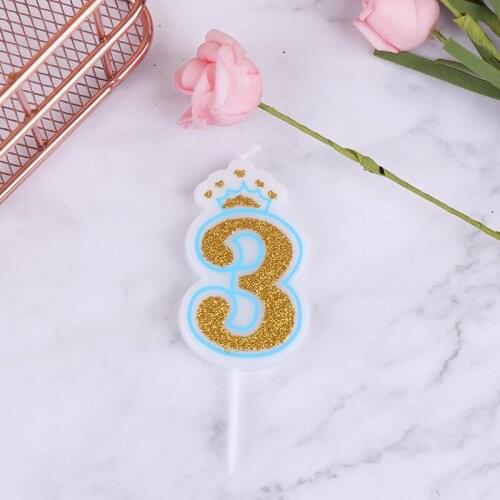 Digital Birthday Candles Cake Topper Decoration Smokeless Birthday Number Threaded Candle Candle Birthday Cake Decoration NEW