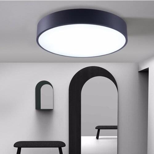 LED Ceiling Light Round Creative Personality Lighting Modern Simple Fashion Ceiling Light For Bedroom Office Balcony Light