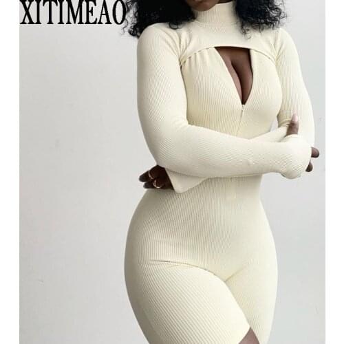 ZA Women Arm Warmers Knitted Sweater Vintage High Neck Long Sleeve Pullovers +Short sling +Short sleeve one piece shorts