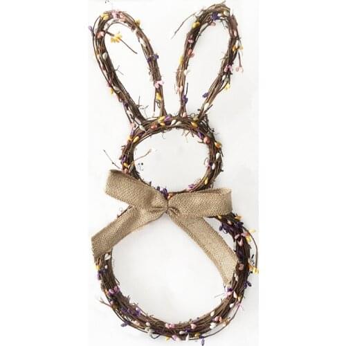 2pcs/lot 17 inch twig bunny decor for Easter Christmas and Valentine Decorations Free Shipping