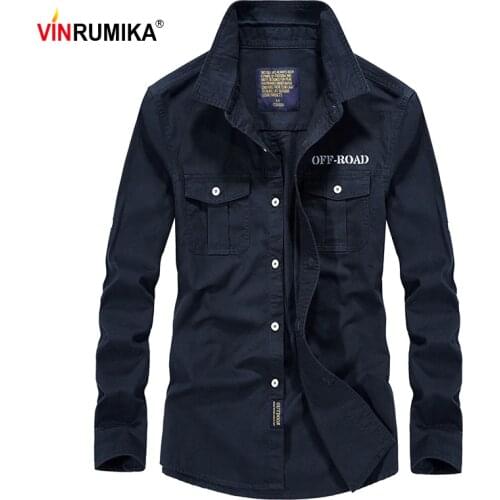 VINRUMIKA Mens Fleece Shirts