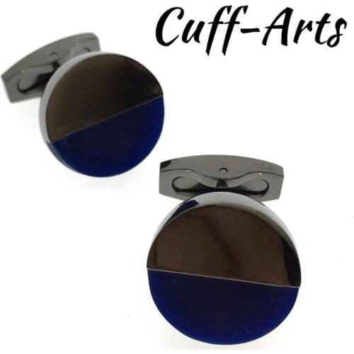 Cufflinks For Men Gunmtal Circle Patchwork Men Jewelry Fashion Tie Clip Cuff Links Mens Cufflinks By Cuffarts C20022