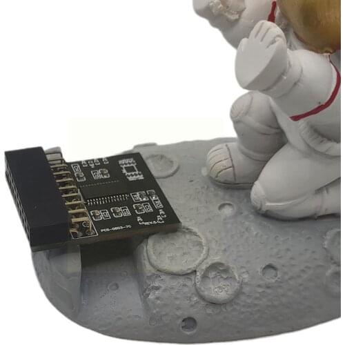 1pc TPM 2.0 Encryption Security Module Trusted Platform Module TPM 2.0 Support 12 Pin 20 Pin for Win11 Remote Card B0O9