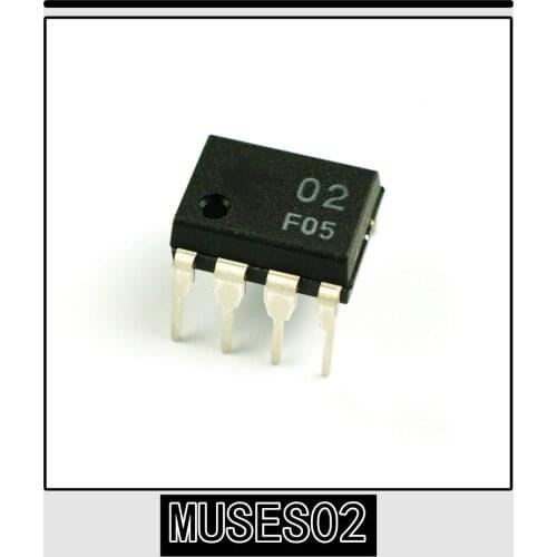 2PCS Brand new original authentic MUSES02 DIP-8 straight plug fever audio dual op amp