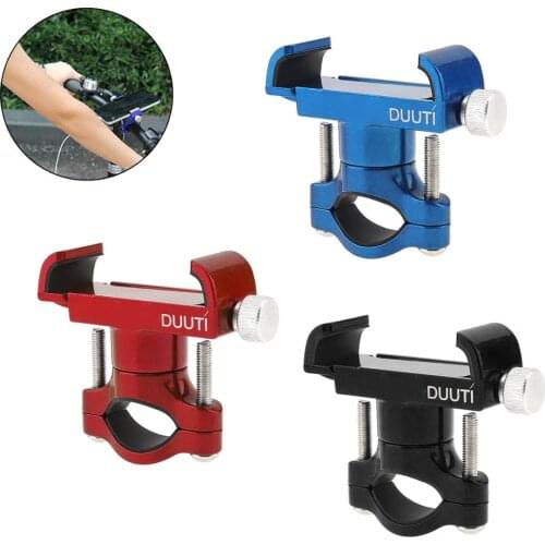 3 Colors High Quality Durable Lightweight 3-7inch Aluminium Alloy Bike Phone GPS Mount Holder for Bicycle Accessories