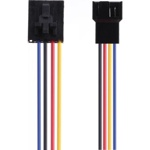 5Pin to 4Pin Cooling Fan Connector Adapter Converter Extension Cable Wire Cord for Dell PC Laptop Computer