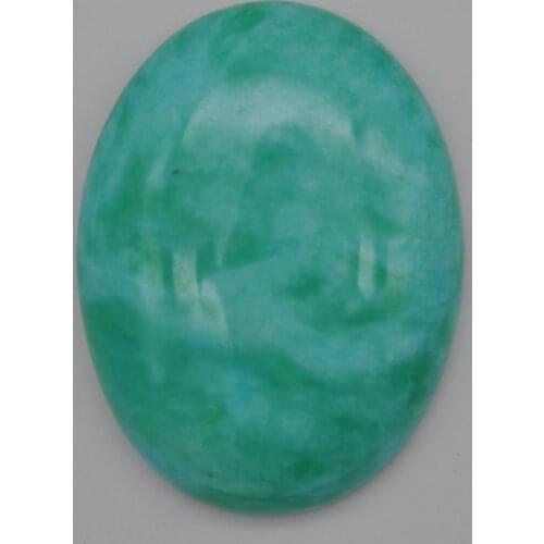 40x30MM Amazonite Stone Oval Cabochon CAB GEM Jewelry Making 1PCS H103