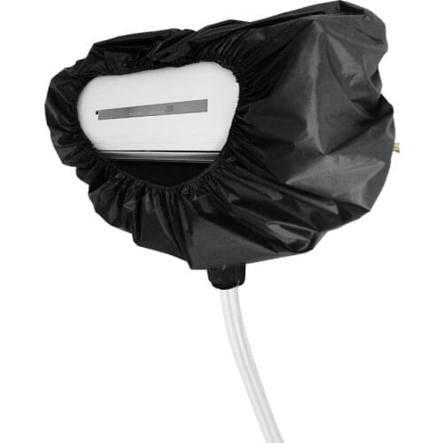 Black Air Conditioner Cleaning Dust Washing Cover Hanging Waterproof Protector Bag Household Cleaning Dust Cover For justifiable