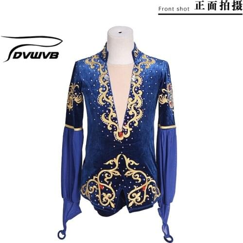 DVWVB Custom-made figure skating mens performance clothes boy costen