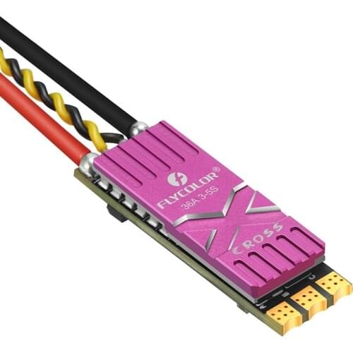 Flycolor X-Cross 36A BLheli_32 32Bit 3-5S Brushless ESC DShot1200 w/ Telemetry For RC 10mm arm Racing Drone Spare Parts