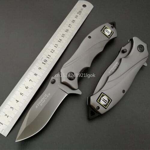 Self-defense Pocket Knife Outdoor Folding Knife High Hardness Field Army Knife Fishing Short Folding Knife Household Fruit Knife