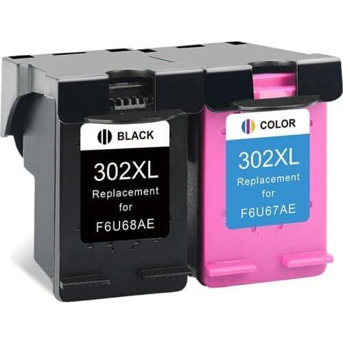 Mambaink Replacement For HP 302 XL HP302 HP302XL 302 XL Ink Cartridge For HP Envy 4520 4521 4522 4523 4524 4526 4528 Printer