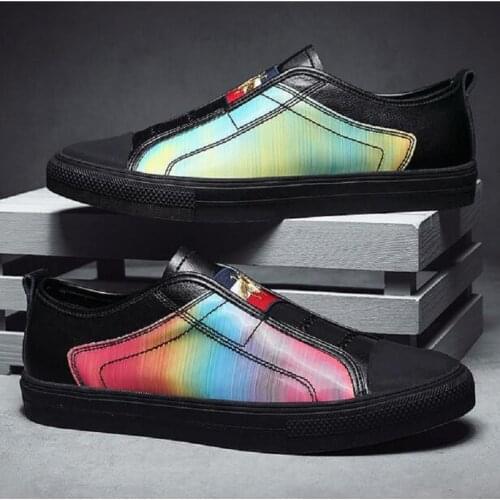 Brand Designer Mens Casual Shoes New Crease Resistant Flat Large Youth Sneaker Collision Resistant Casual Shoes 1A57