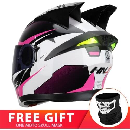 Motorcycle Helmet Modular Flip Up Helmet Moto Ear Dual Lens Motocross Casque Motorbike Racing Helmet Moto Capacete Casco Unisex