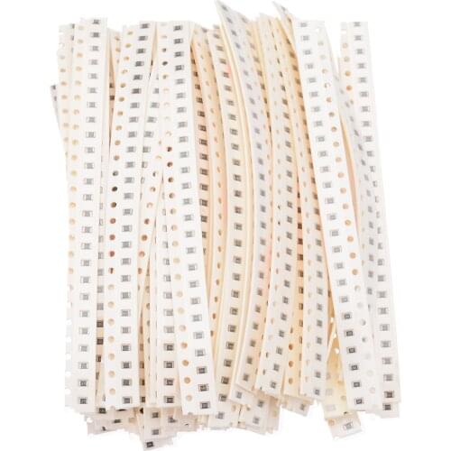 2000PCS 10R-910K SMD Resistor Assortment Set Electrical Mini SMD Resistors Strip 80 Values 0805 1% Precision