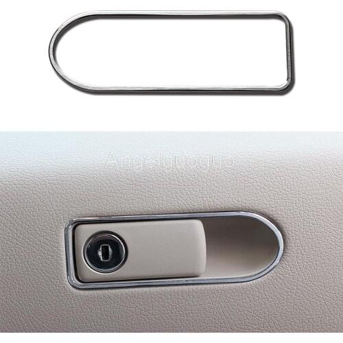 Aluminum alloy Glove Box Switch Sticker Frame Cover Trim for Fit For Mercedes Benz 2015-2017 C class W205 /GLC class X253