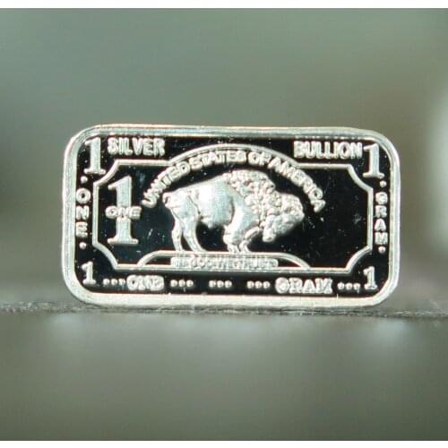 Hot new prodducts Metal Crafts Old Coin Prices 1 Gram Silver Buffalo