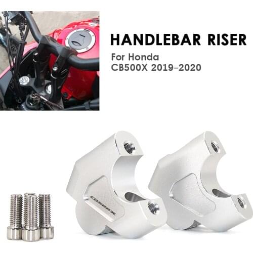 New Handlebar Riser For Honda CB500X 2019 2020 Motorcycle Handle Bar Raiser Height up Moves Backward Adapter Clamp