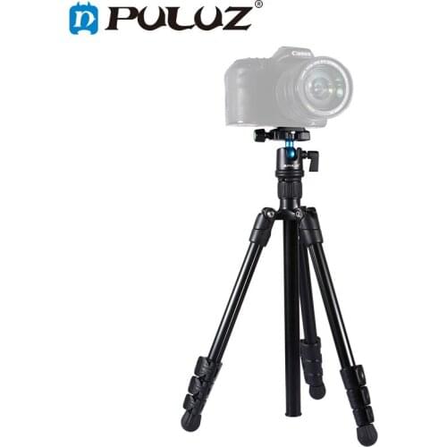 Pro 4-Section Folding Legs Metal Tripod Mount with 360 Degree Ball Head for DSLR & Digital Camera Adjustable Height 42-130cm
