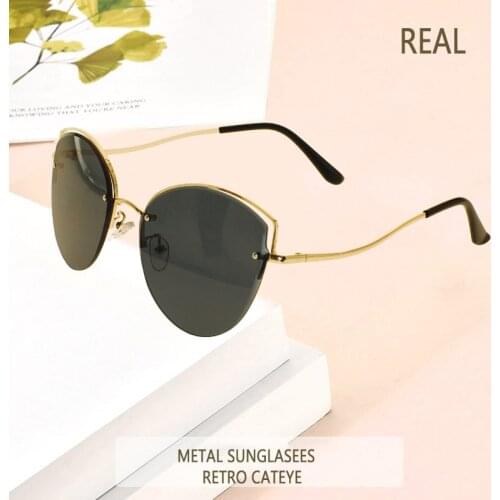 Женские солнцезащитные очки кошачий глаз REAL China At AliExpress