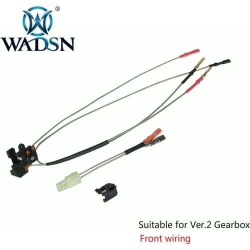 WADSN LARGE CAPACITY SWITCH ASSEMBLY For M4 AR15 Ver.2 Gearbox Front/Rear Wiring Airsoft AEG Tamiya Plug Paintball Accessories