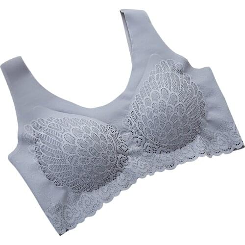 Woman Push Up Sport Sleepwear Bra Solid Soft Comfortable Breathable Underwears Vest Style Removable Chest Pad Underwear lenceria