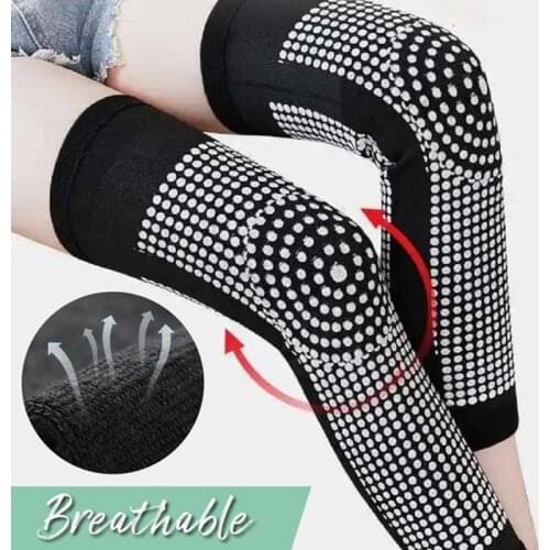 1 Pair Self Heating Knee Pads Brace Sports Kneepad compression Tourmaline Knee Support For Arthritis Joint Pain Relief Recovery