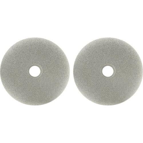 100mm 4-inch Grit 60-3000 Diamond Coated Flat Lap Disk Wheel Grinding Sanding Disc - Pack of 2