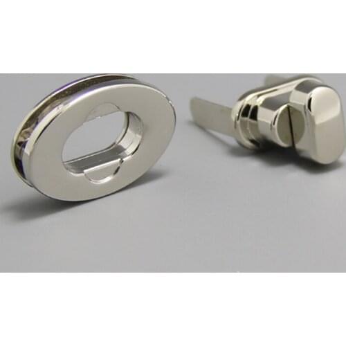 2 Sizes ( 2.4cm / 4 cm ) Purse Twist lock turn lock Light Gold