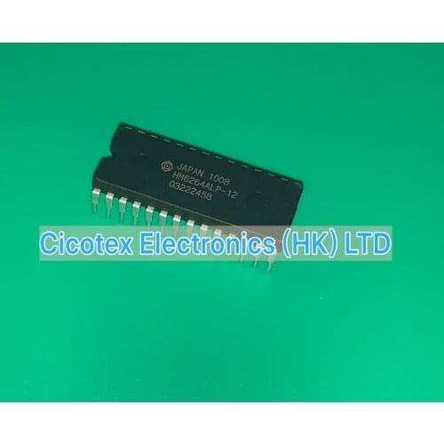 2pcs/lot HM6264ALP-12 DIP28 HM6264 ALP-12 8192-word x 8-bit High Speed CMOS Static RAM HM6264ALP12 HM6264ALP-12L