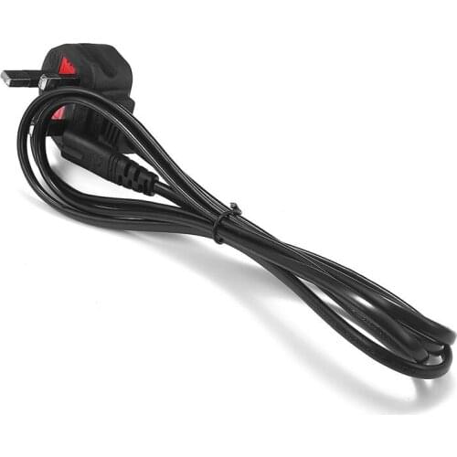 20pcs UK AC Power Cable 1.8m 1.5m Figure 8 IEC C7 Power Extension Cord For Battery Charger Laptop Portable Radio Sony PSP 3 4