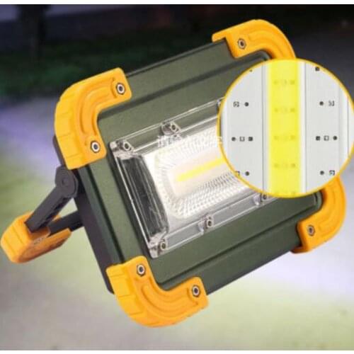 30W USB COB LED Portable Rechargeable Flood Light Spot Work Camping Outdoor Lamp