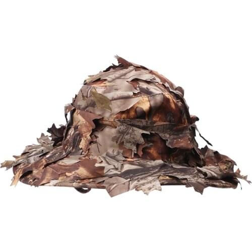 3D Leaves Outdoor Climbing Cap Women Men Quick Drying Waterproof Sunshade Cool Hat Head Wear