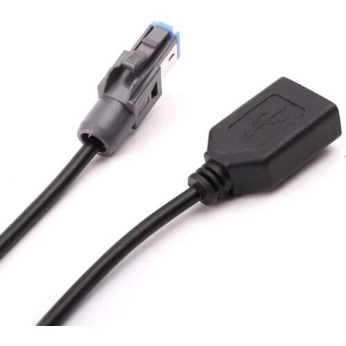 4-pin Car USB Cable Adapter Extension Cord For Nissan Teana Qashqai CD Audio Radio Player