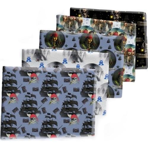 50*145cm Cartoon Movie Character Bullet Textured Liverpool Patchwork Tissue Kids home textile