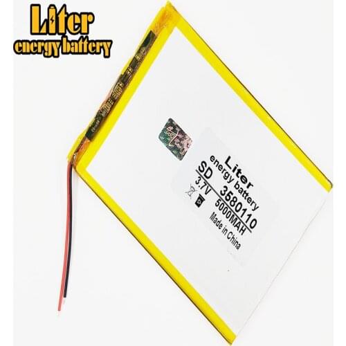 5000mah 3580110 lithium battery 3.7 v tablet 7 inch 8 inches N83 N86 AMPE A86 A85 Rechargeable
