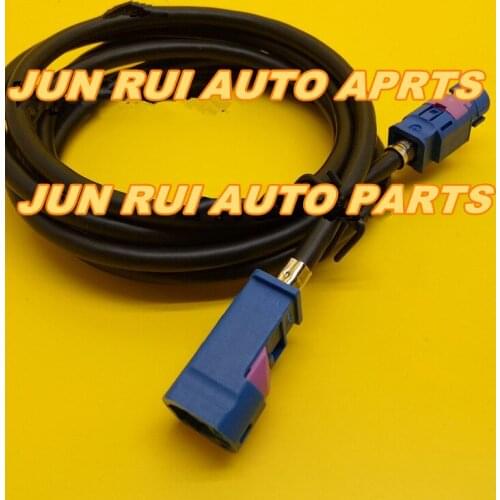 Car camera rear line male and female head adapter HSD LVDS USB video extension wire for Volkswagen Touareg