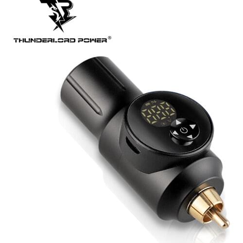 Wireless Tattoo Power Supply RCA Connector Mini Tattoo Battery Power for RotaryTattoo Pen Professional Tattoo Power Supply