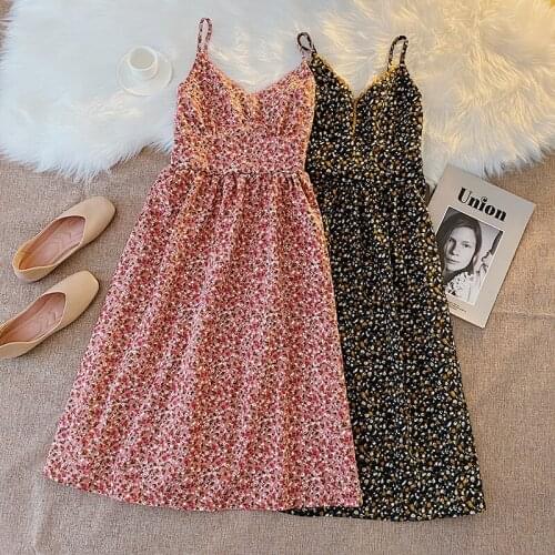 Sleeveless skirt with shoulder-straps new female xia han edition dress big yards dress