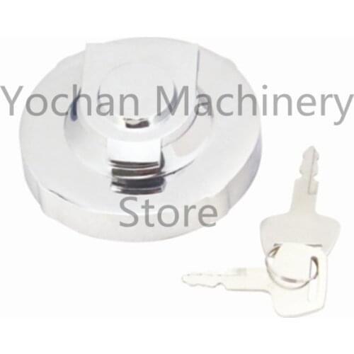 Locking Fuel Tank Cap With 2 Keys For Hyundai R-5 Excavator 31N4-02120 E131-1038 NEW