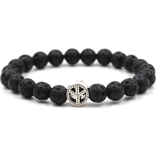 Beaded Bracelet Blue Natural Stone Beads Bracelet Braceletfor Men Women Friend Gift Charm Strand Jewelry 2019 New