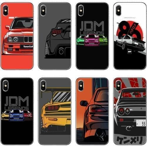 JDM Tokyo drift sports car Accessories Phone Case For iPhone 12 Mini 11 Pro Max XS Max XR X 8 7 Plus 6 6S Plus 5 5S SE 2020
