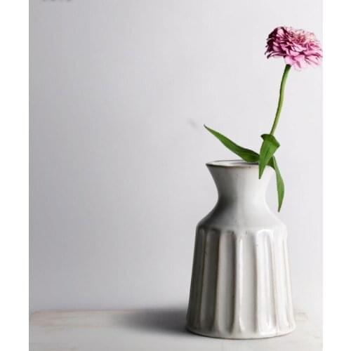 Nordic Decorative Vases Modern Vintage Minimalist Vases Home Decoration Accessories For Living Room Jarrones Home Decor BC50VS