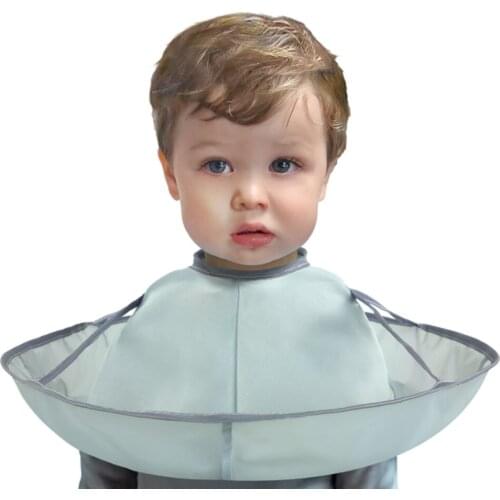 Kids Hair Cutting Cape Bibs hairdressing clothes haircut cloak three-dimensional breathable haircut cloth Barber Accessories