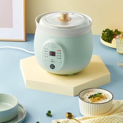Bear 220V Electric Cooker Slow Cookers Household 2L Automatic Stew Pot Soup Pot Electric Multifunctional Baby Porridge Pot