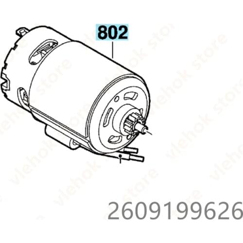 DC motor 14.4V-18V for BOSCH GSB14.4-2-LI GSB18-2-LI 2609199626 Cordl Perc Screwdr Power Tool Accessories Electric tools part