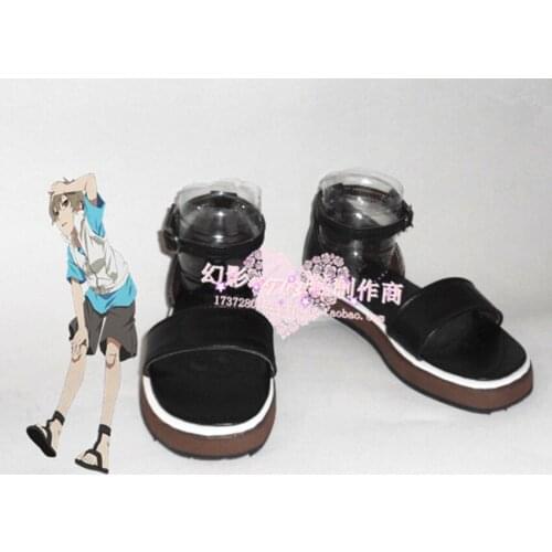 Kagerou Project Hibiya Black Summer Cosplay Shoes H016