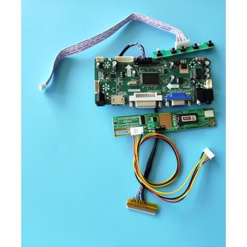 M.NT68676 kit for B154EW02 V0/V1/V2/V3/V4/V5/V6/V7 Audio HDMI+DVI+VGA LCD Display panel 30pin 1280x800 Controller Board moitor