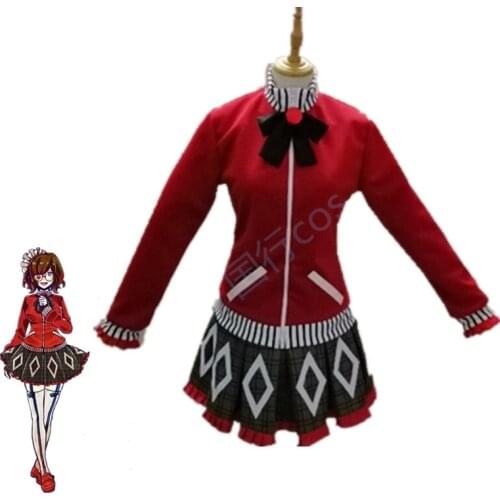 Game Mori Misaki Cosplay Costume Halloween Christmas School Girl Women Cosplay Costume Top+Skirt halloween costume for womne