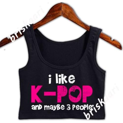 Kpop Crop Top Women Basic Solid Top Summer Sleeveless Fashion Designing O-Neck Vintage Vest